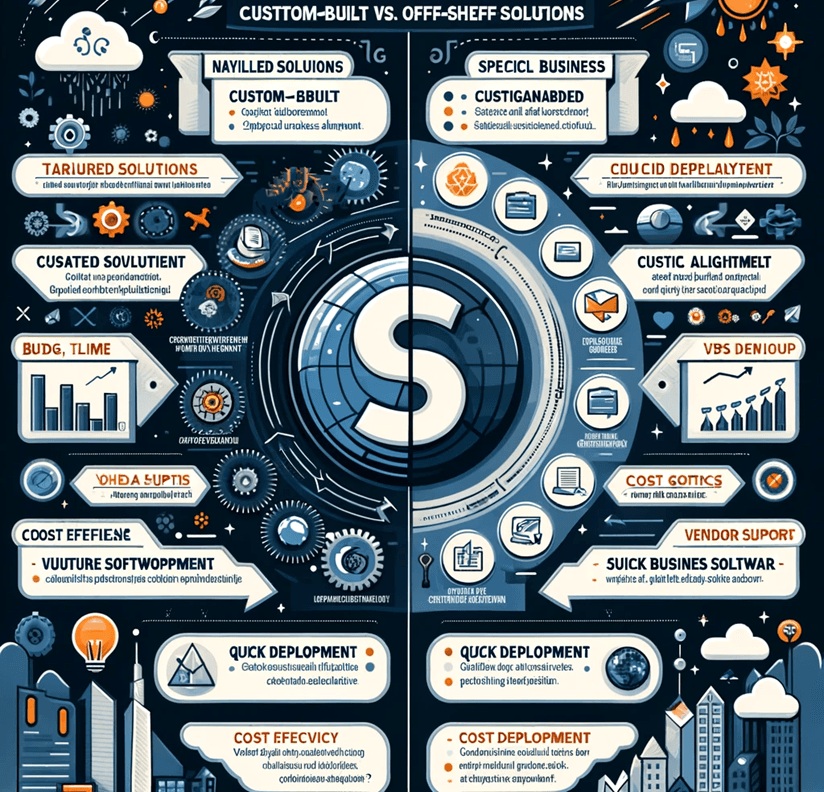 Navigating Software Choices: Custom-Built vs. Off-the-Shelf Solutions
