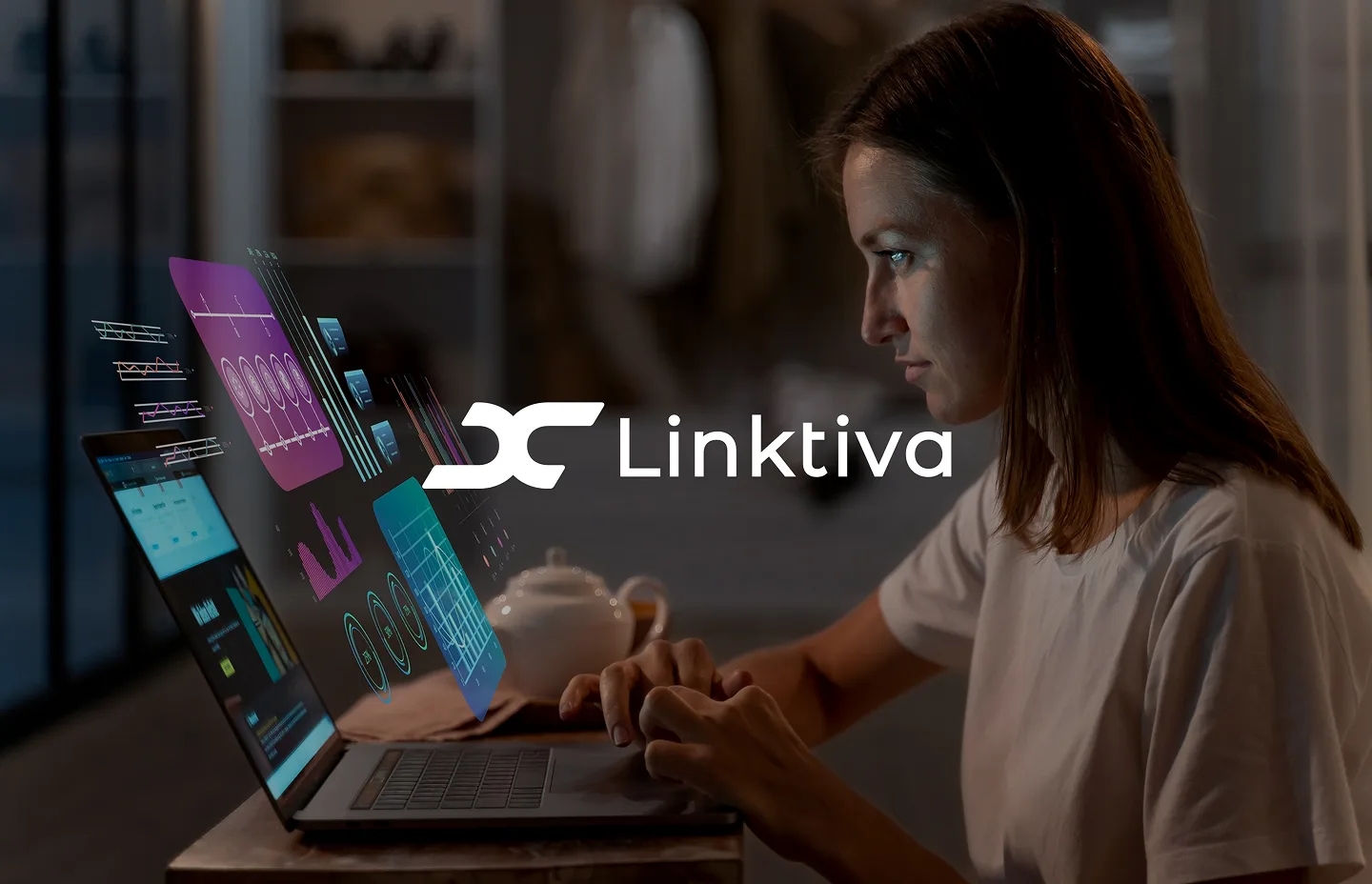 Linktiva branded ID badge