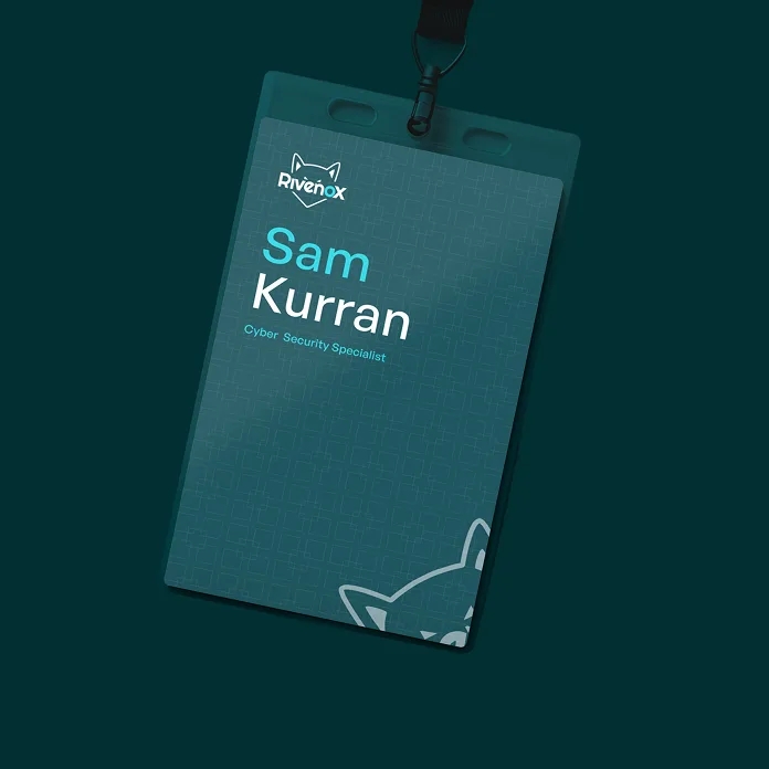 Rivenox employee ID badge
