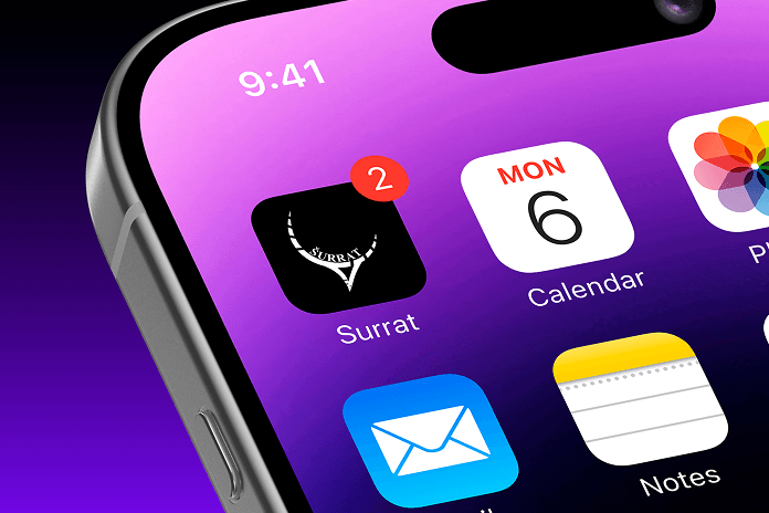 Surrat home-screen app icon