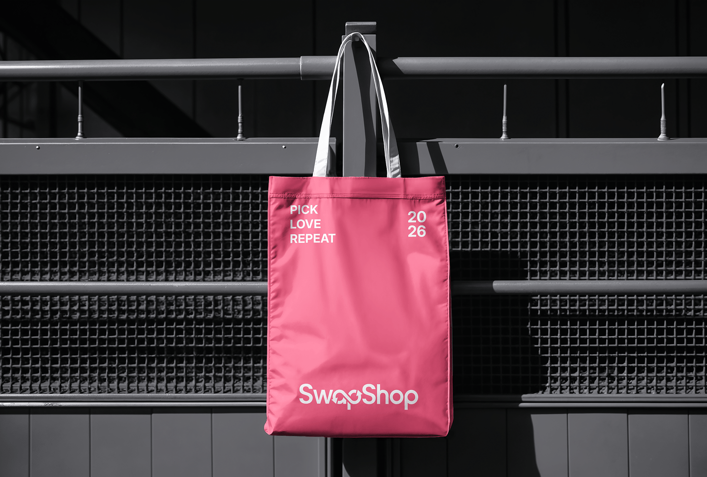 SwapShop branded tote bag