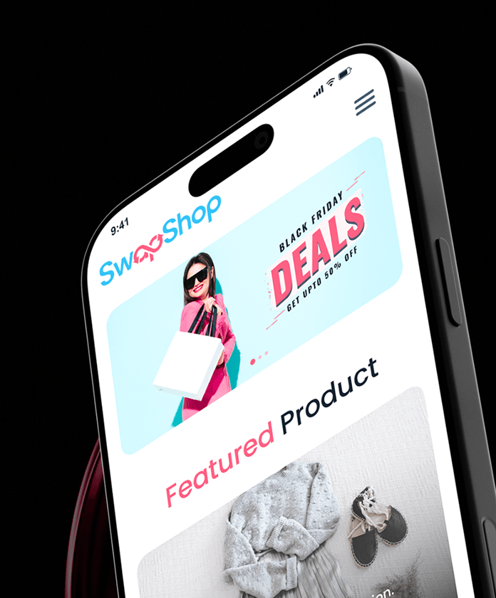 SwapShop mobile deals screen