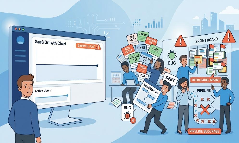 Why Your SaaS Growth Is Stuck: It Might Be Your Dev Team image
