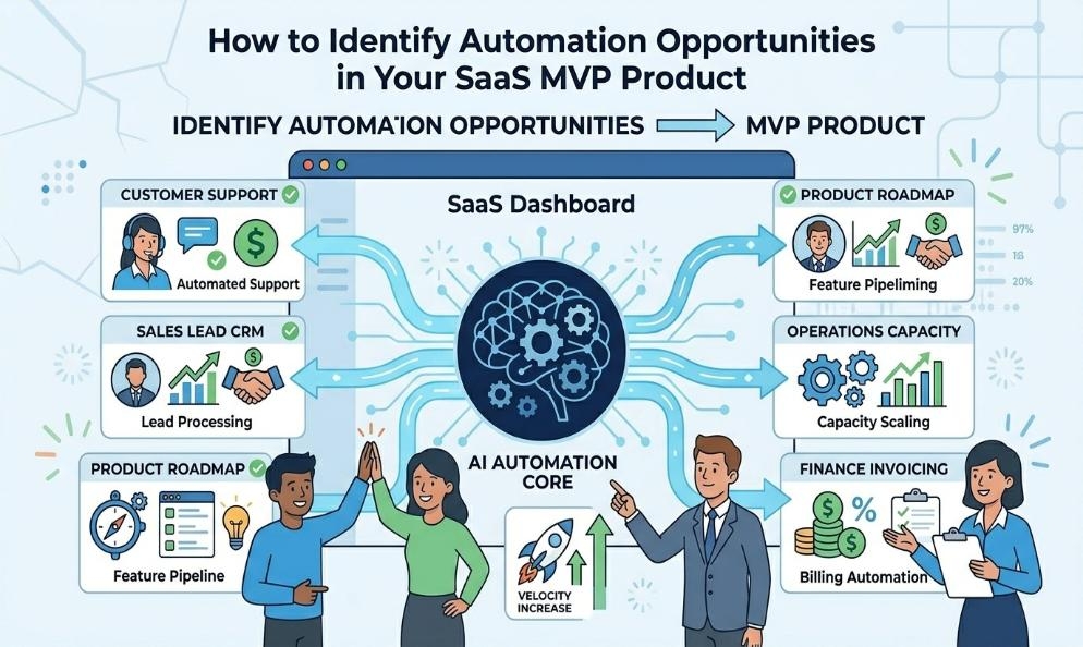 How to Identify Automation Opportunities in Your SaaS MVP Product image