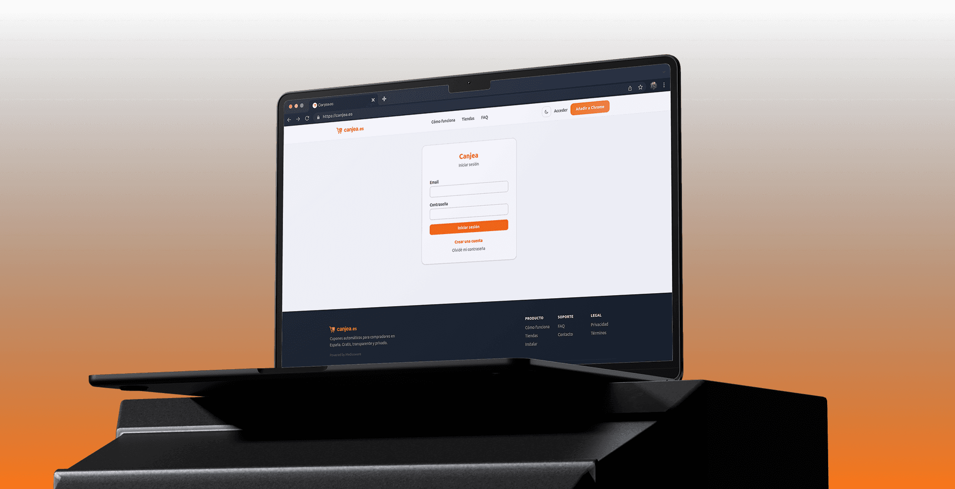 Canjea extension successful code application