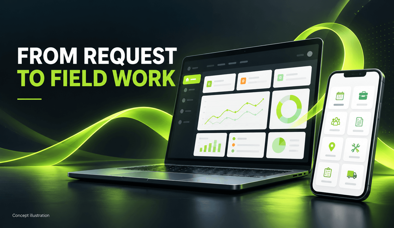 Field Service Software Development: From Customer Request to Job Coordination image