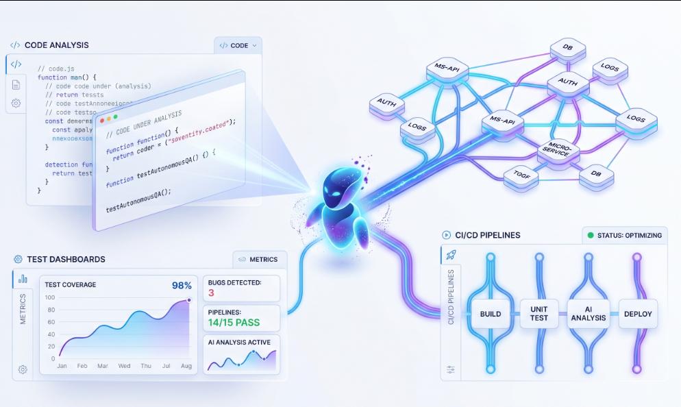 The Role of Autonomous AI Agents in Modern QA Pipelines image