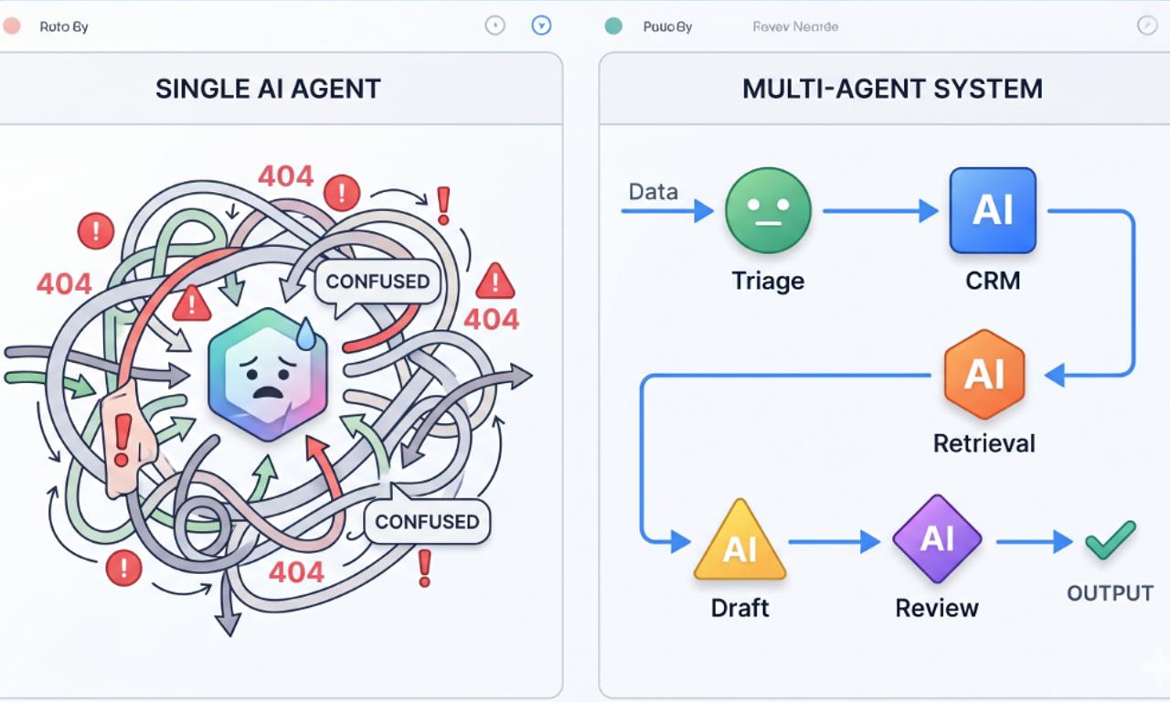 How Multi-Agent Systems (MAS) Work: Architecture, Protocols, and Use Cases image
