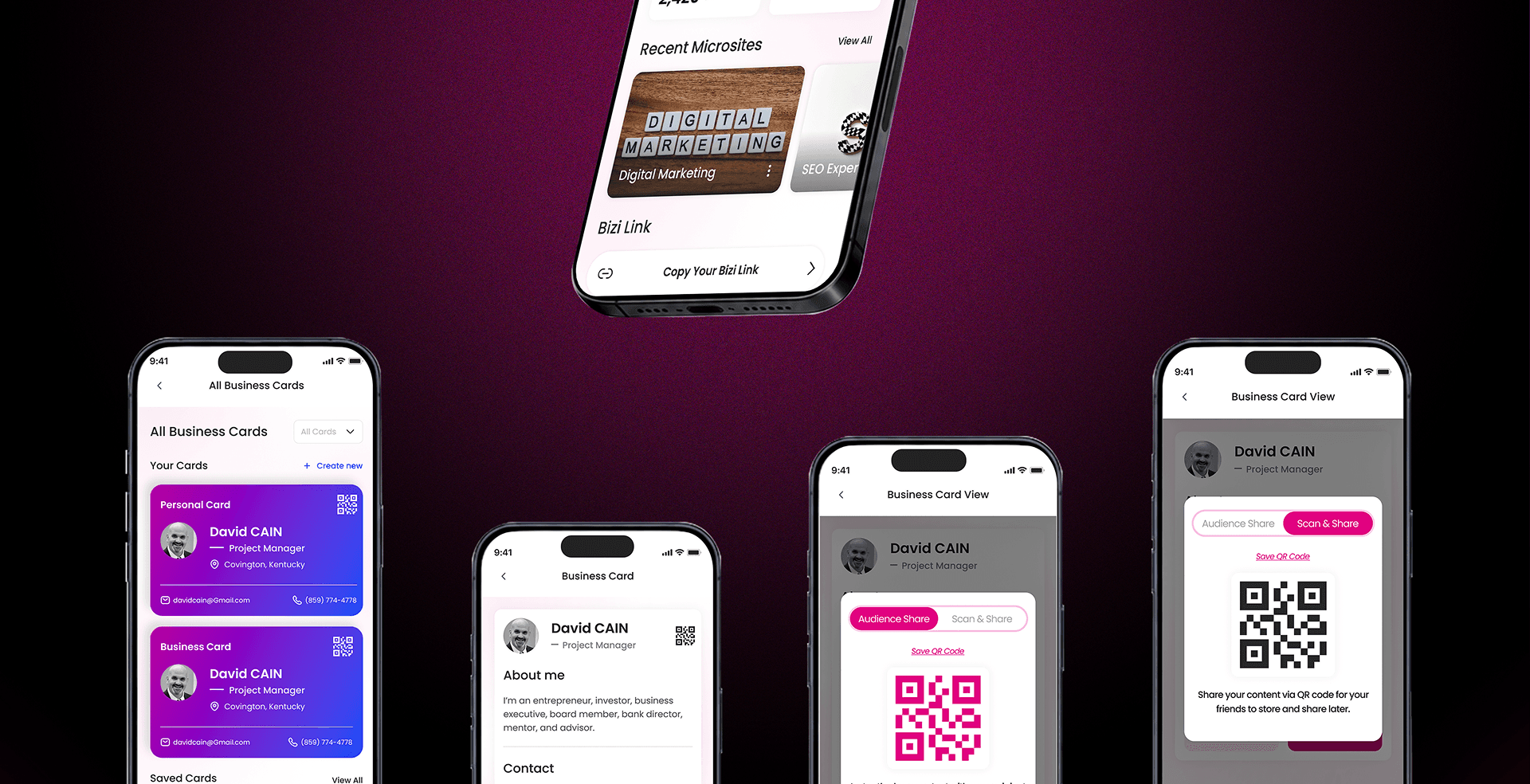 Profile management on mobile devices