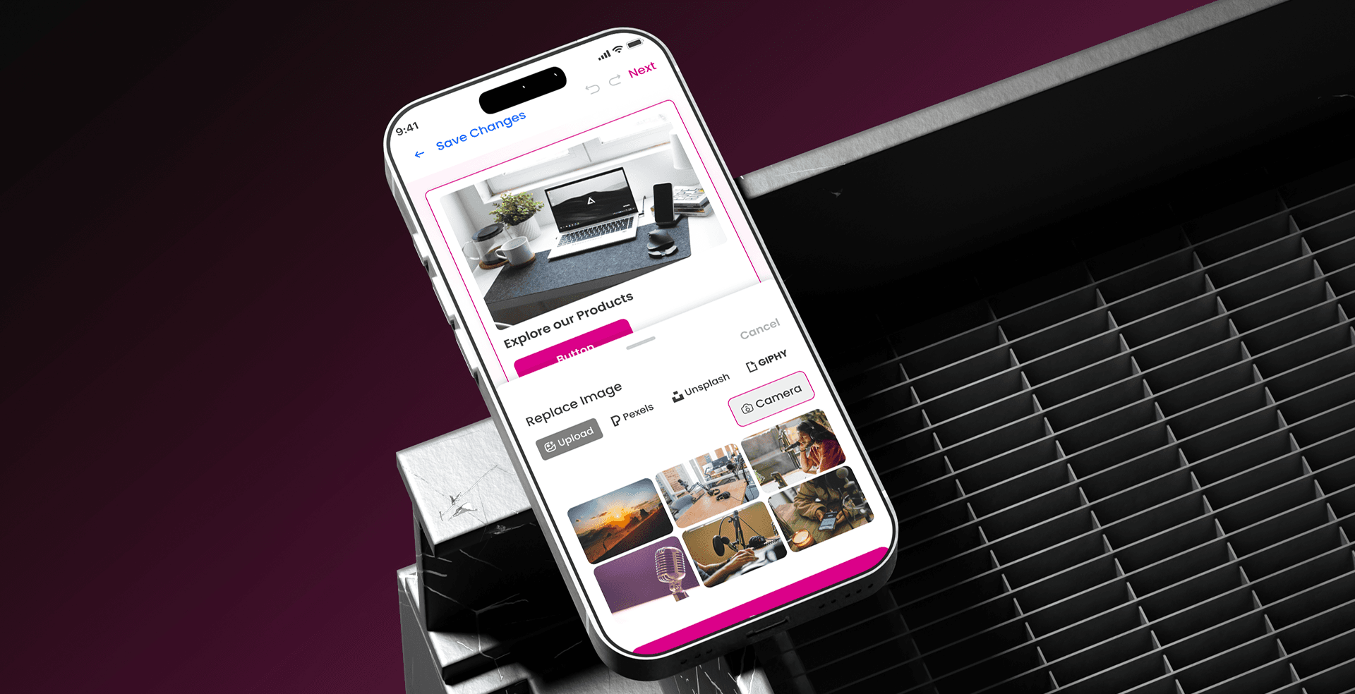 Capture and add images directly from mobile