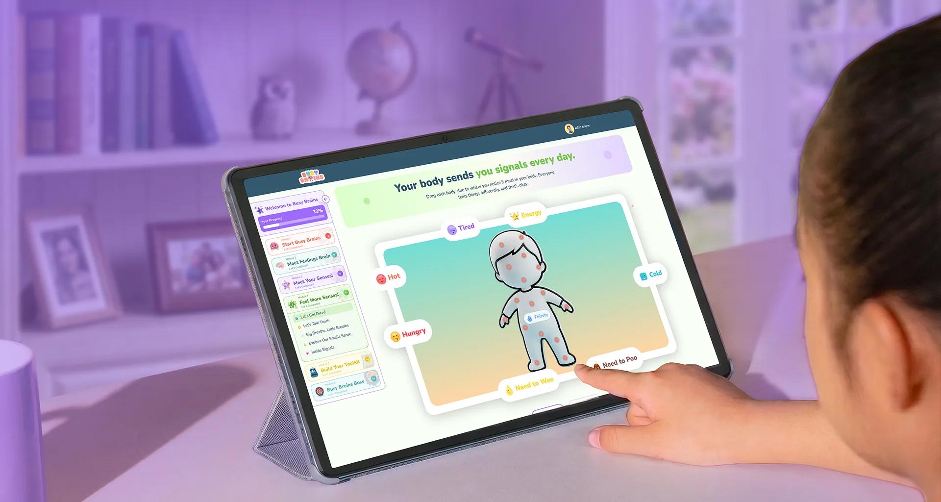Busy Brains interactive learning platform