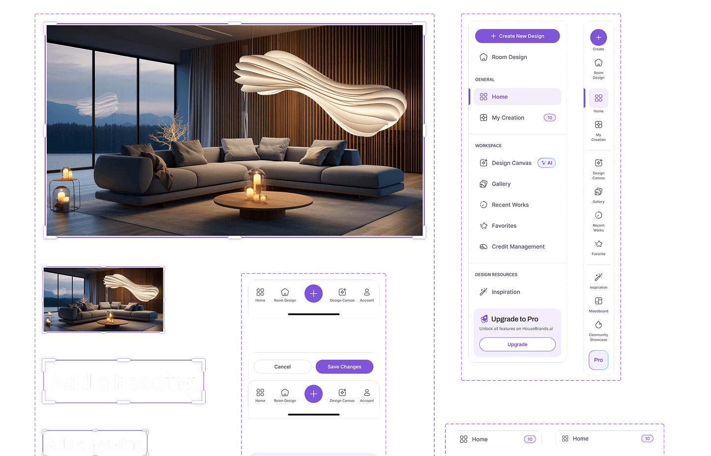 HouseBrands AI design system components