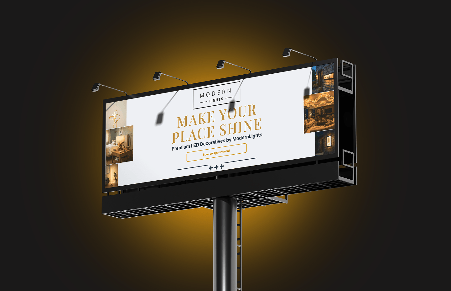Outdoor billboard mockup