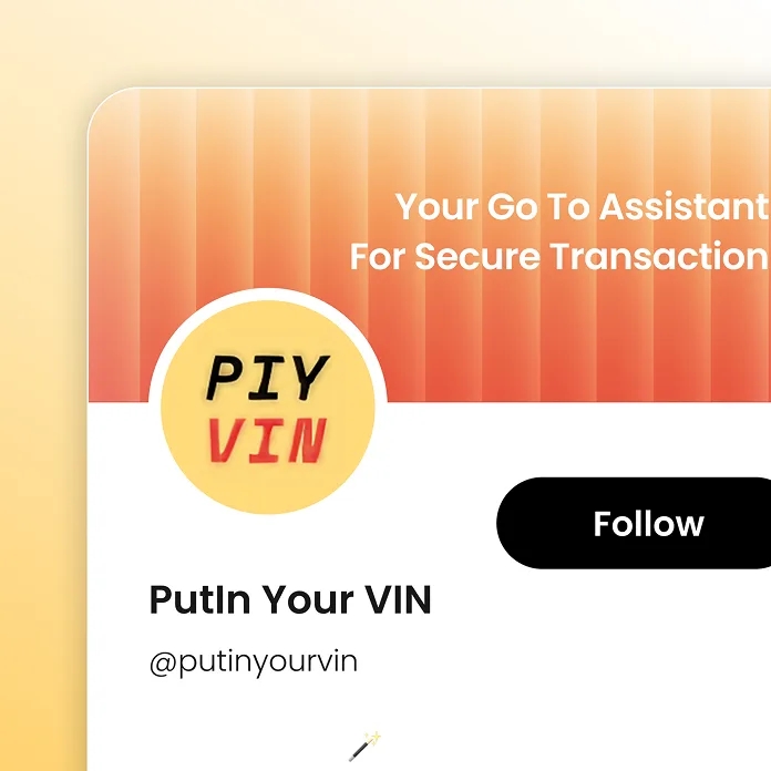 Putin Your VIN social media profile card