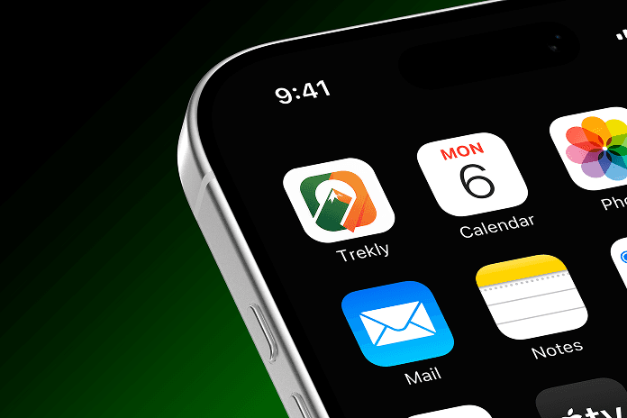 Trekly close-up mobile home icon