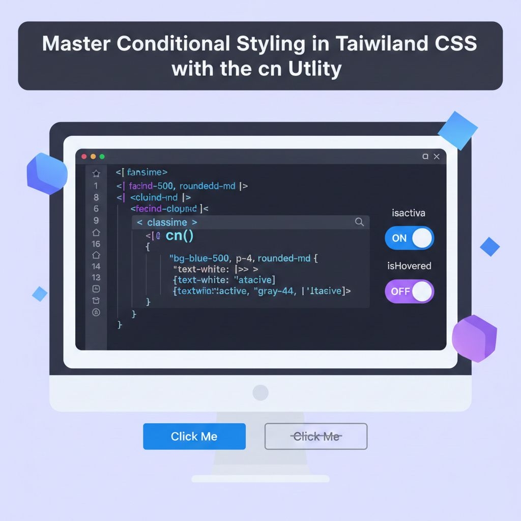 Master Conditional Styling in Tailwind CSS with the cn Utility image