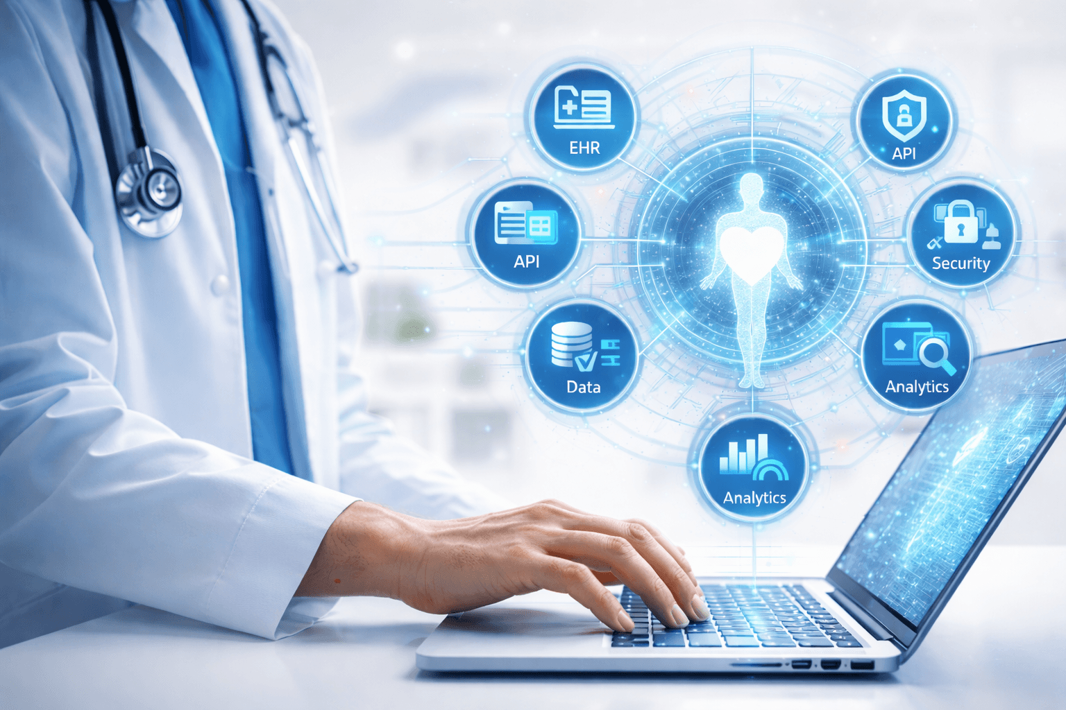 Healthcare Software Development Guide: Types, Process & Compliance image