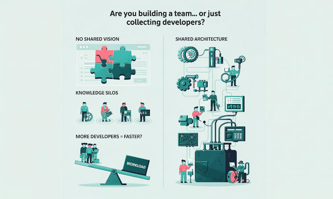 Why Hiring Developers One by One Slows Down Product Growth image